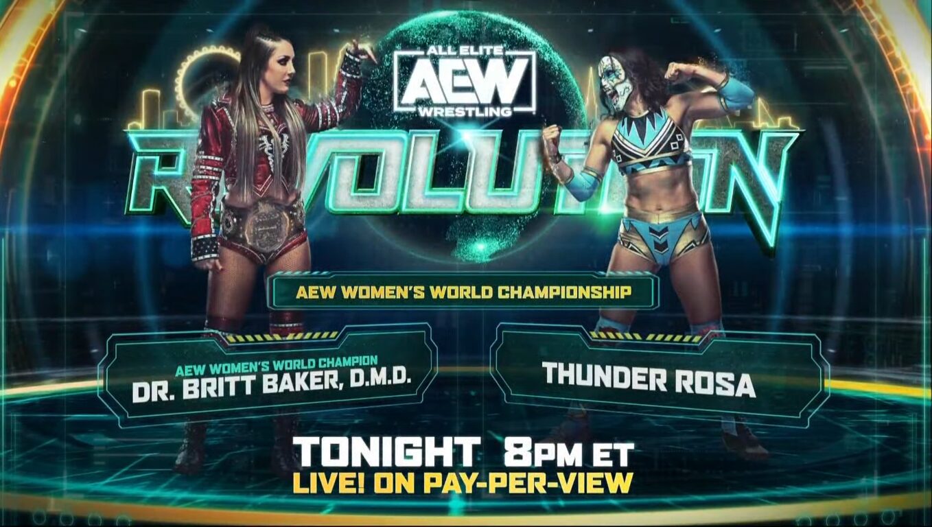 Britt Baker vs. Thunder Rosa, AEW Revolution Results 2022