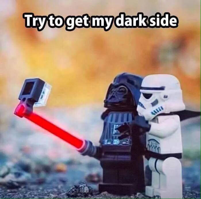 Darth-Vader-And-Stormtrooper-Taking-Selfie-With-Lightsaber-Funny-Star-War-Meme-Picture