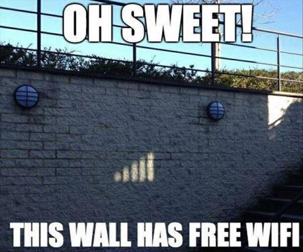 Funny-Technology-Meme-Oh-Sweet-This-Wall-Has-Free-Wifi-Picture