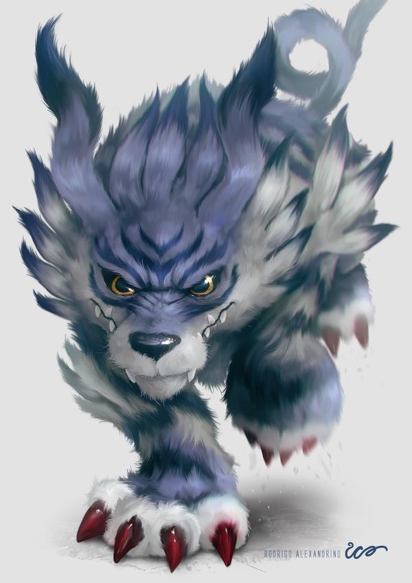 fluffy garurumon