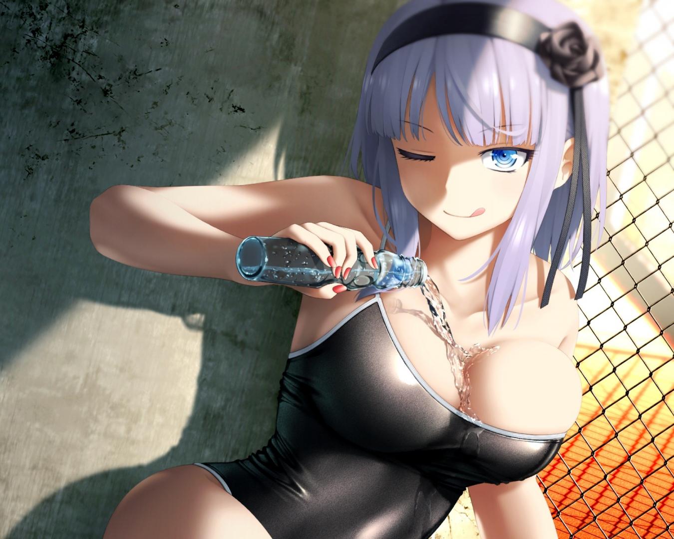 Shidare-Hotaru-boobs-swimwear