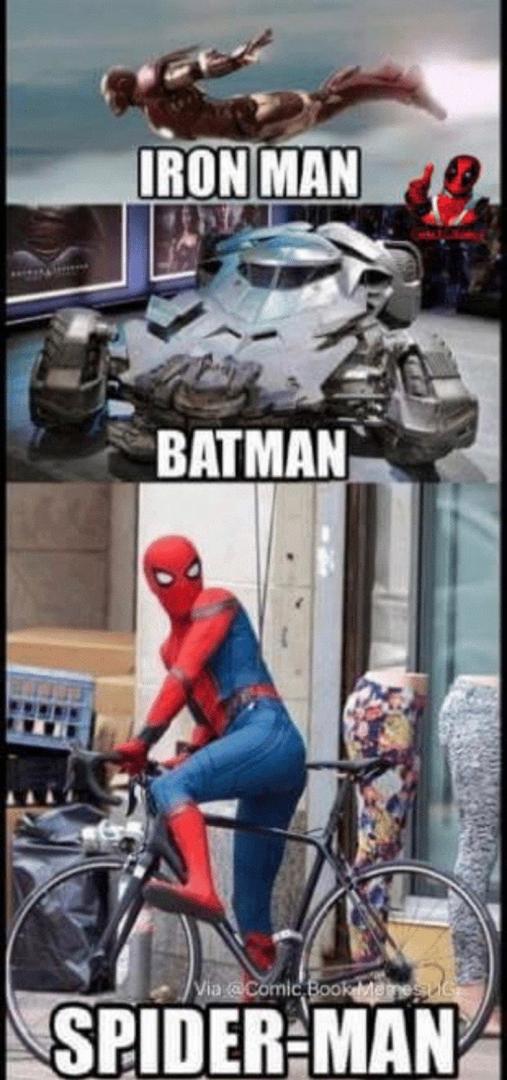 Spider-Man-Memes-Spider-Man-Riding-in-Style