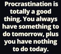 procrastination