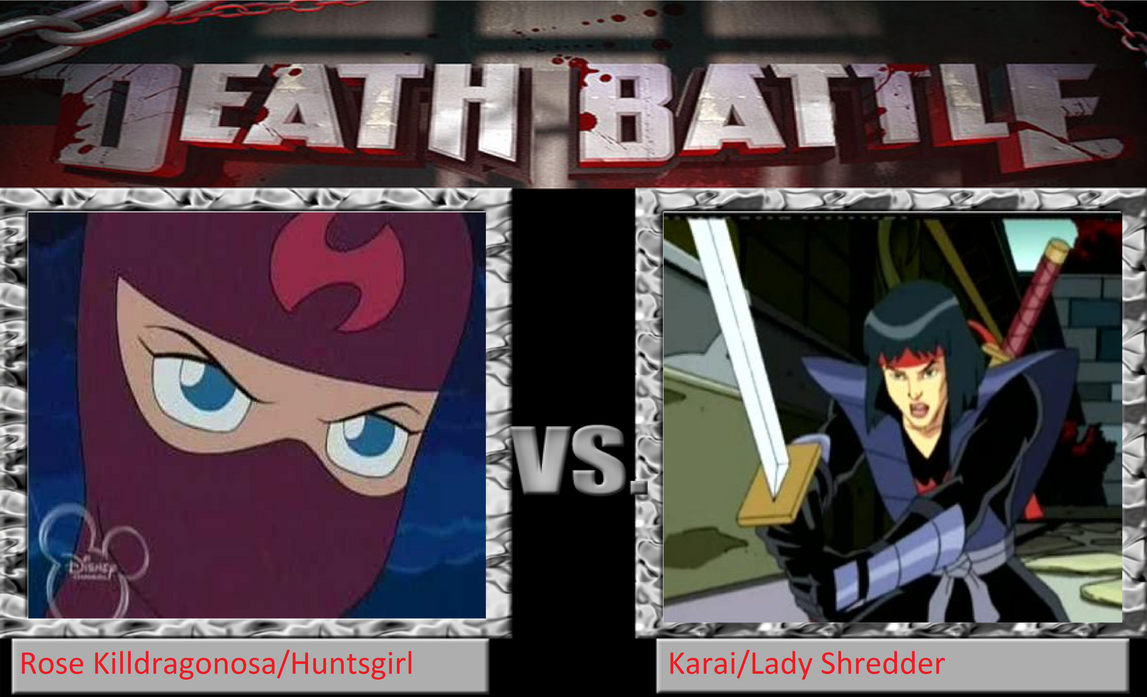 cgd64_death_battle_huntsgirl_vs_karai_by_crazygamerdragon64-d6j4sfa