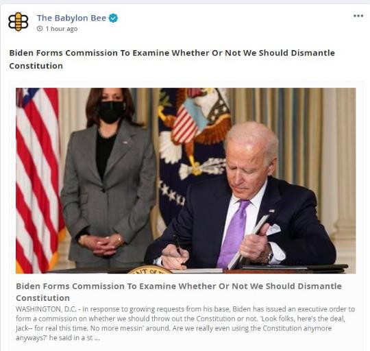 babylon-bee-joe-biden-forms-commission-examine-dismantle-constitution