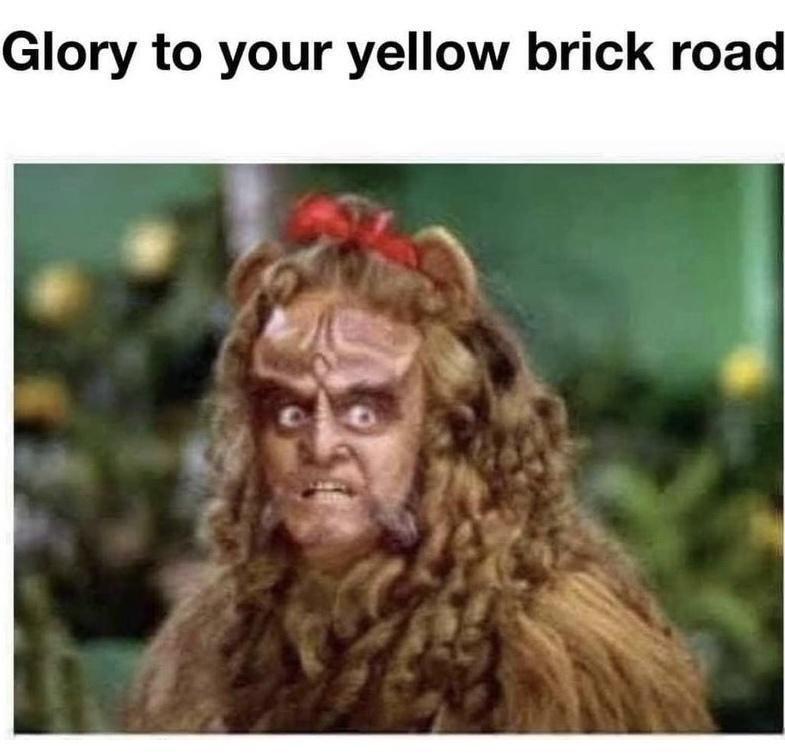 person-glory-yellow-brick-road