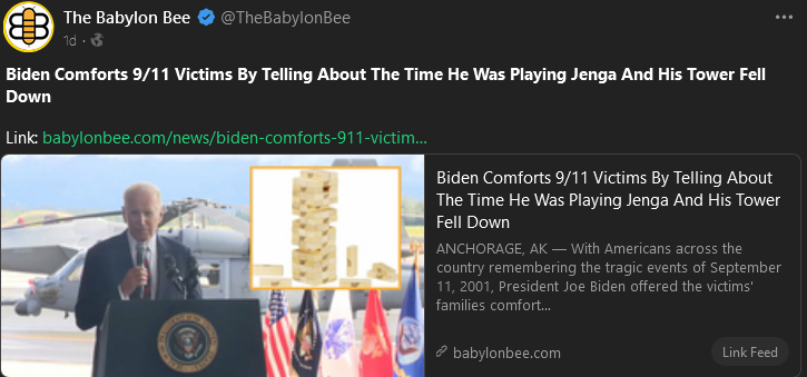 Screenshot 2023-09-12 at 19-53-11 The Babylon Bee (@TheBabylonBee) • gab.com